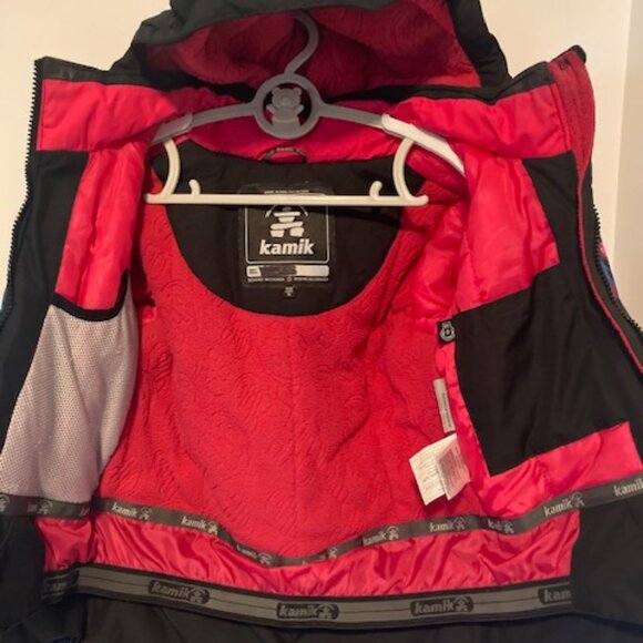Kamik Toddler Winter Ski Snow Waterproof Coat with Detachable Hood - size 5 - Picture 4 of 7